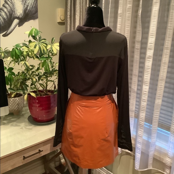 REMAIN Birger Christensen Leather Mini Skirt - Picture 5 of 7